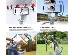 M1 3 Axis Anti-Shake Gimbal Stabilizer