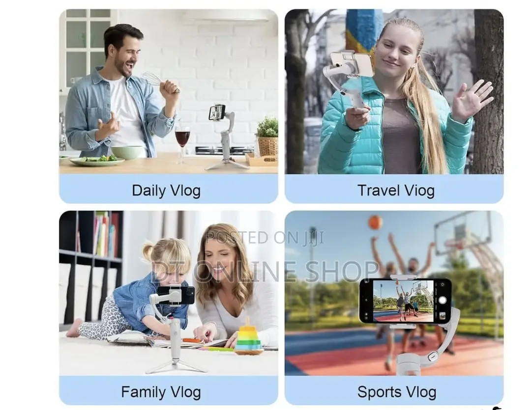 M1 3 Axis Anti-Shake Gimbal Stabilizer