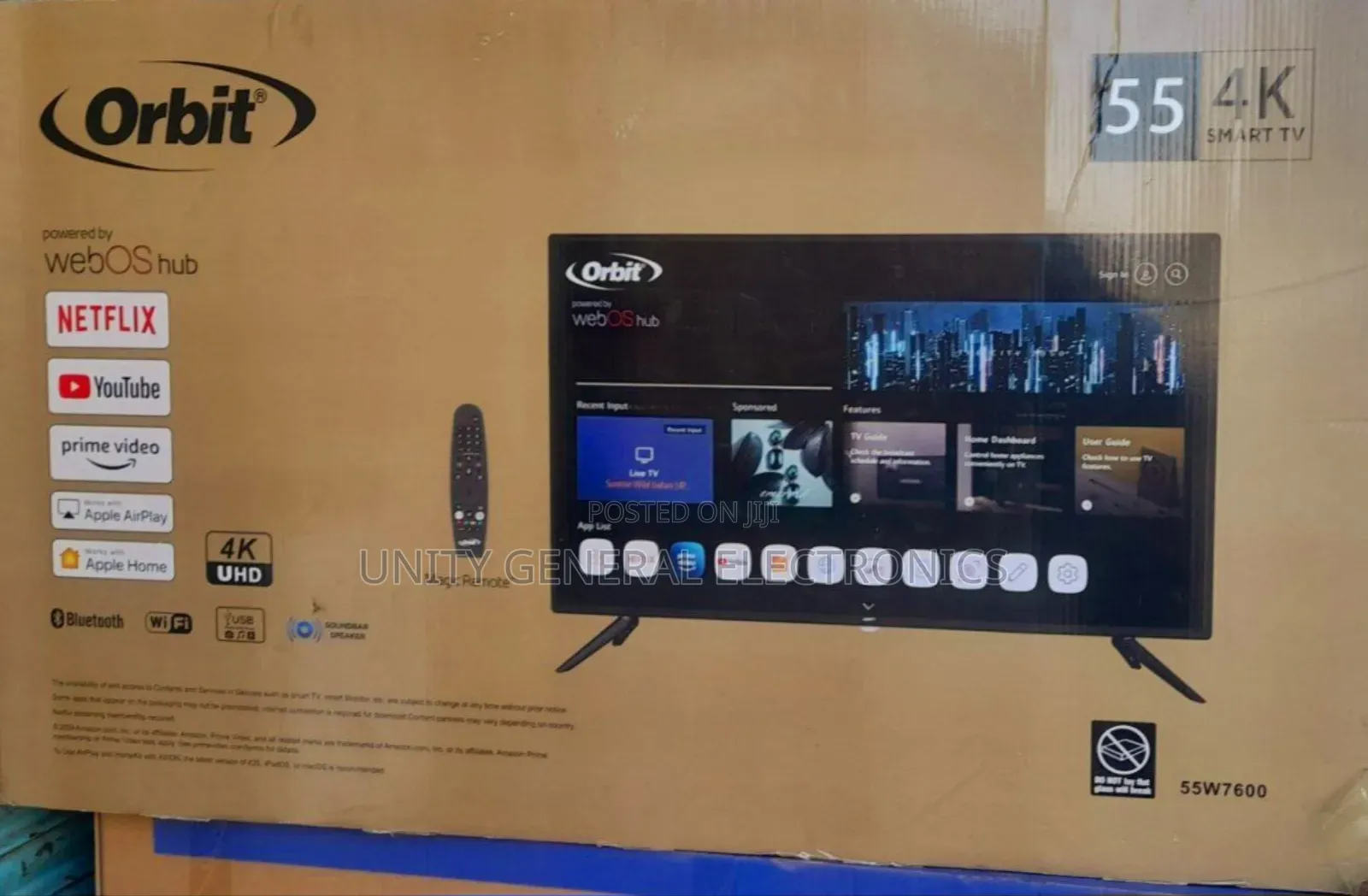 Orbit 55" Webos Hub Uhd Smart Tv