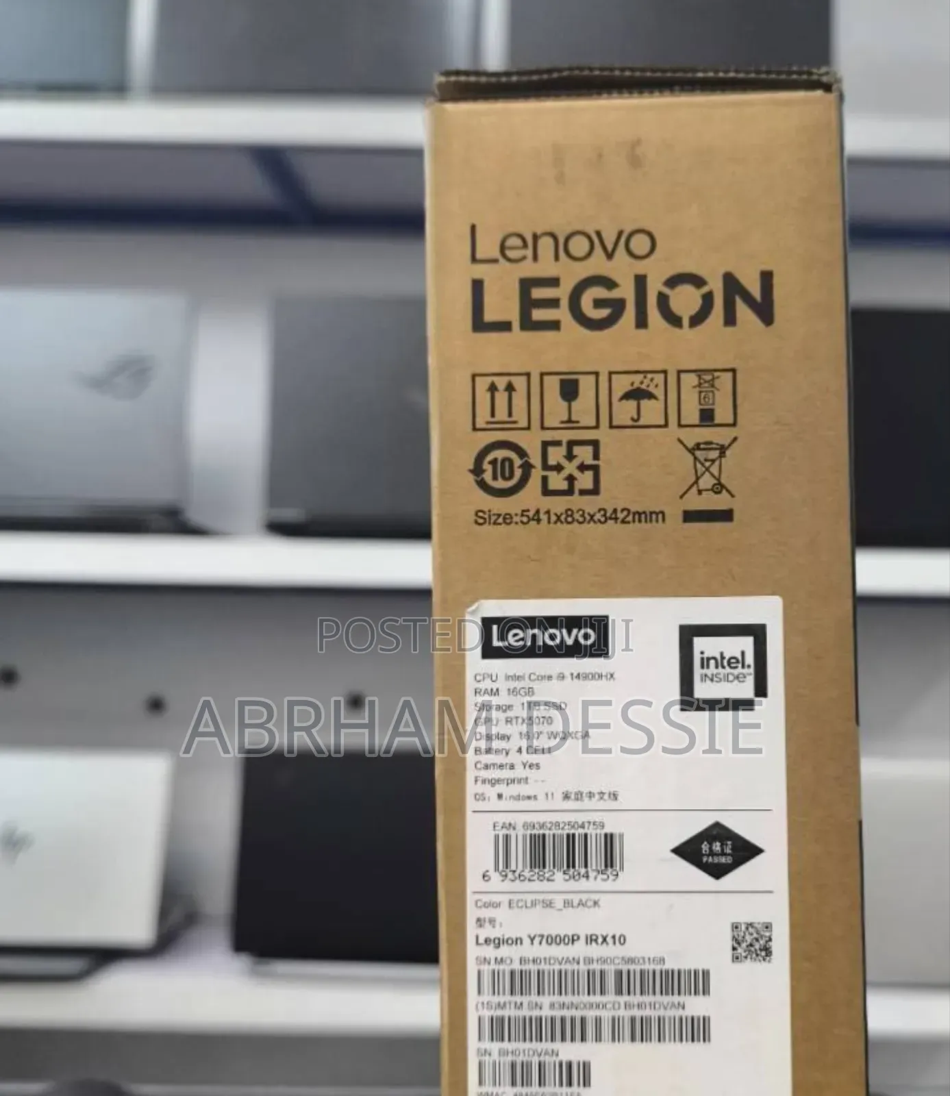 New Laptop Lenovo Legion 5 16GB Intel Core I9 SSD 1T