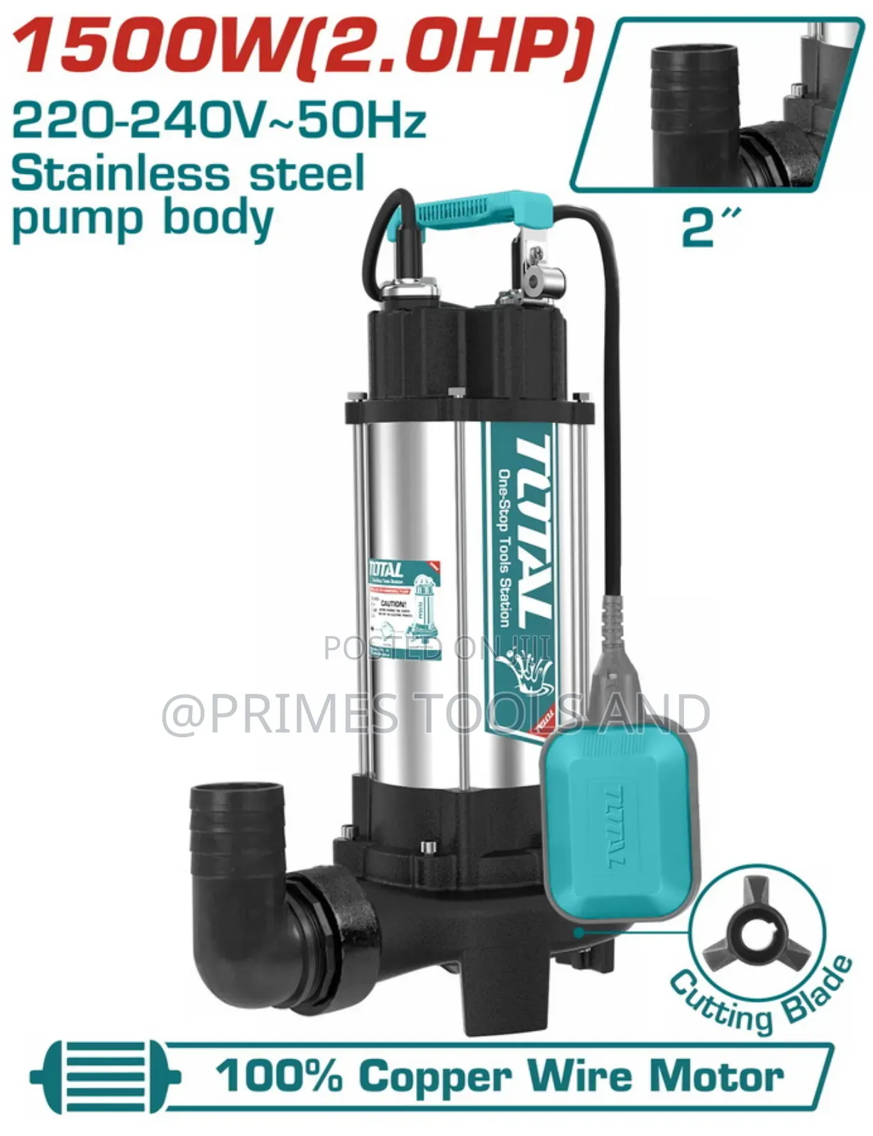 Total Submersible Water Pump – Reliable Powerful