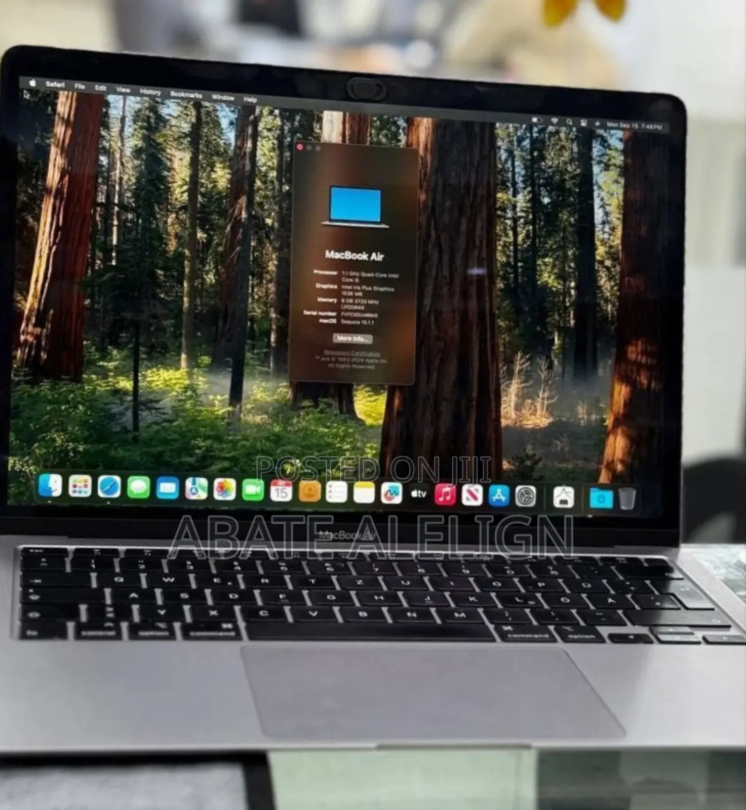 New Laptop Apple MacBook Air 2020 8GB Intel Core I3 SSD 256GB