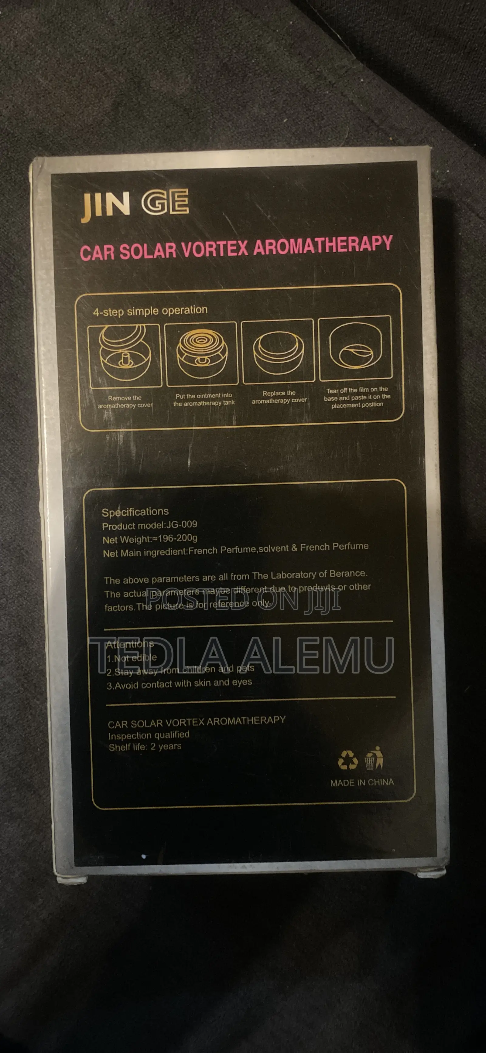 Car Solar Aroma Therapy