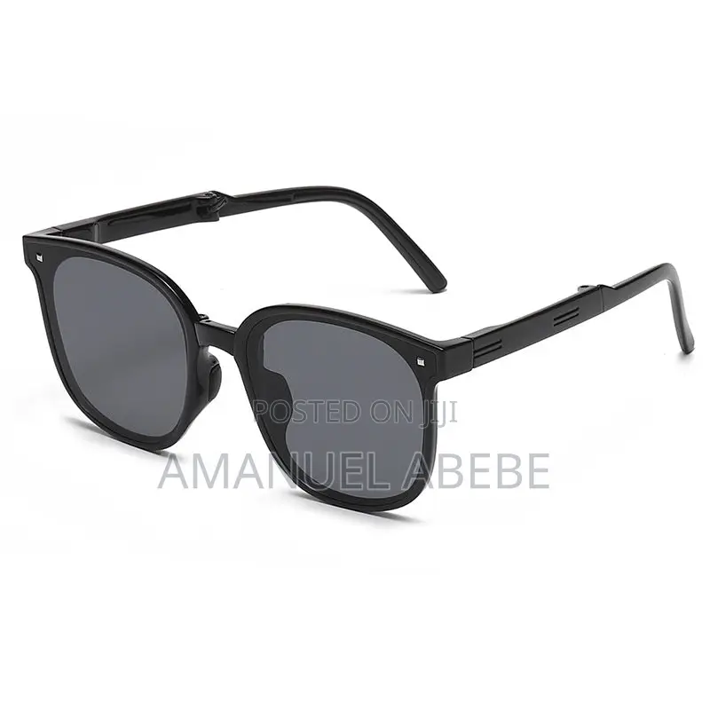 Foldable Sunglass. Uv Protection Black