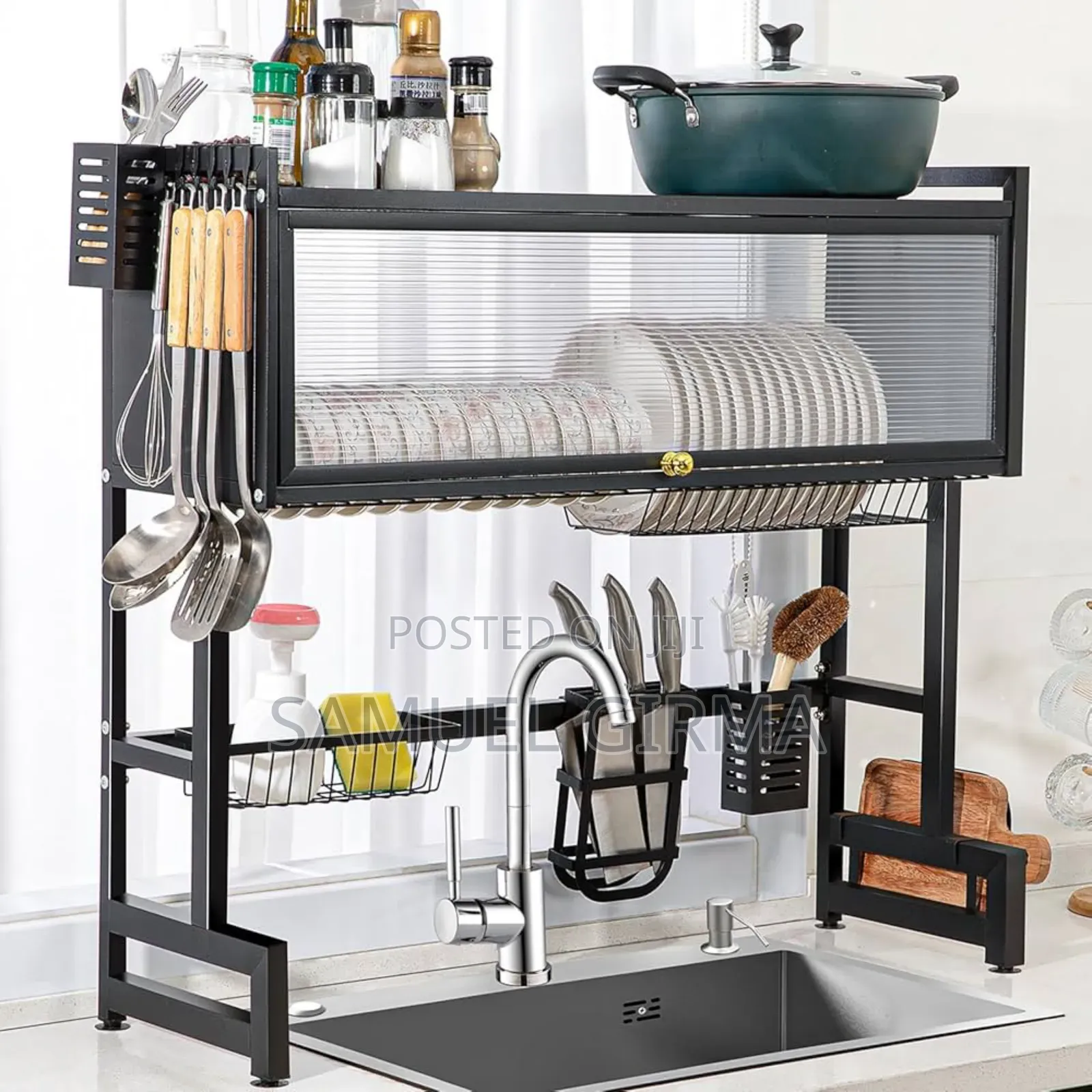 2-Tier Dish Rack Over the Sink