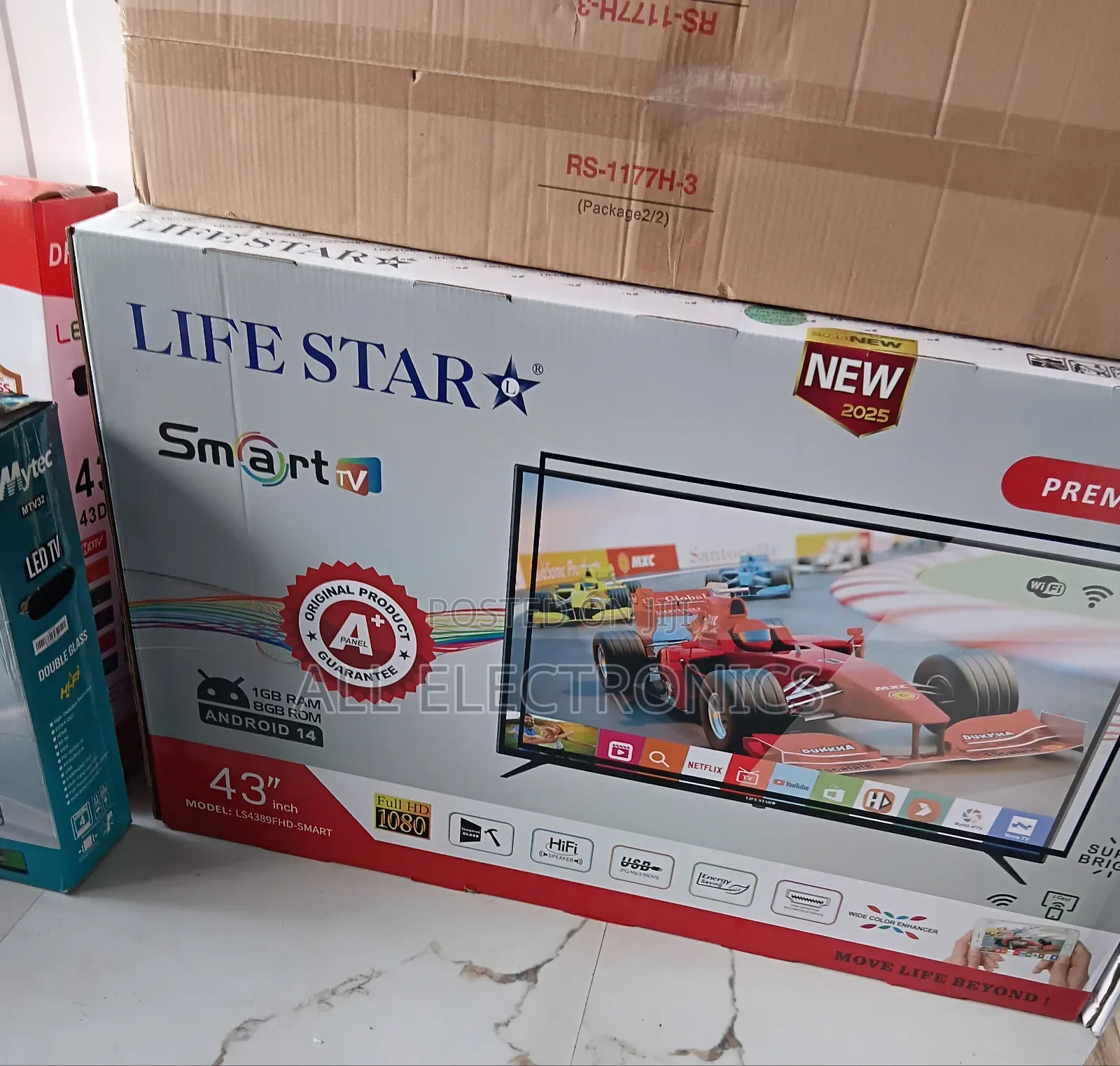 Life Star 43"Inch New 2025 Tv