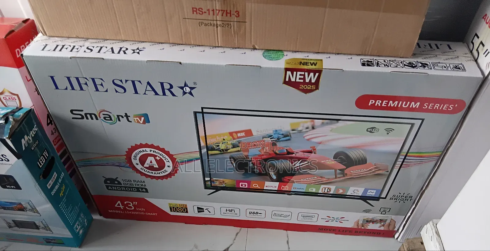 Life Star 43"Inch New 2025 Tv