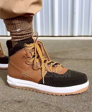 Lack Nike Lunar Force 1 Duckboot Sneakers Yellow