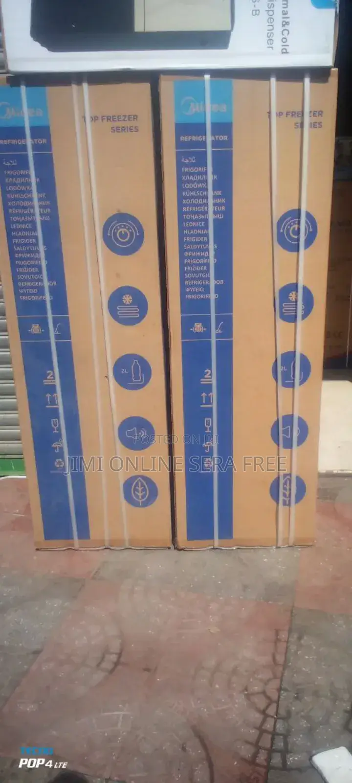 Midea Refrigerator Model Mi 414l Brand Model New