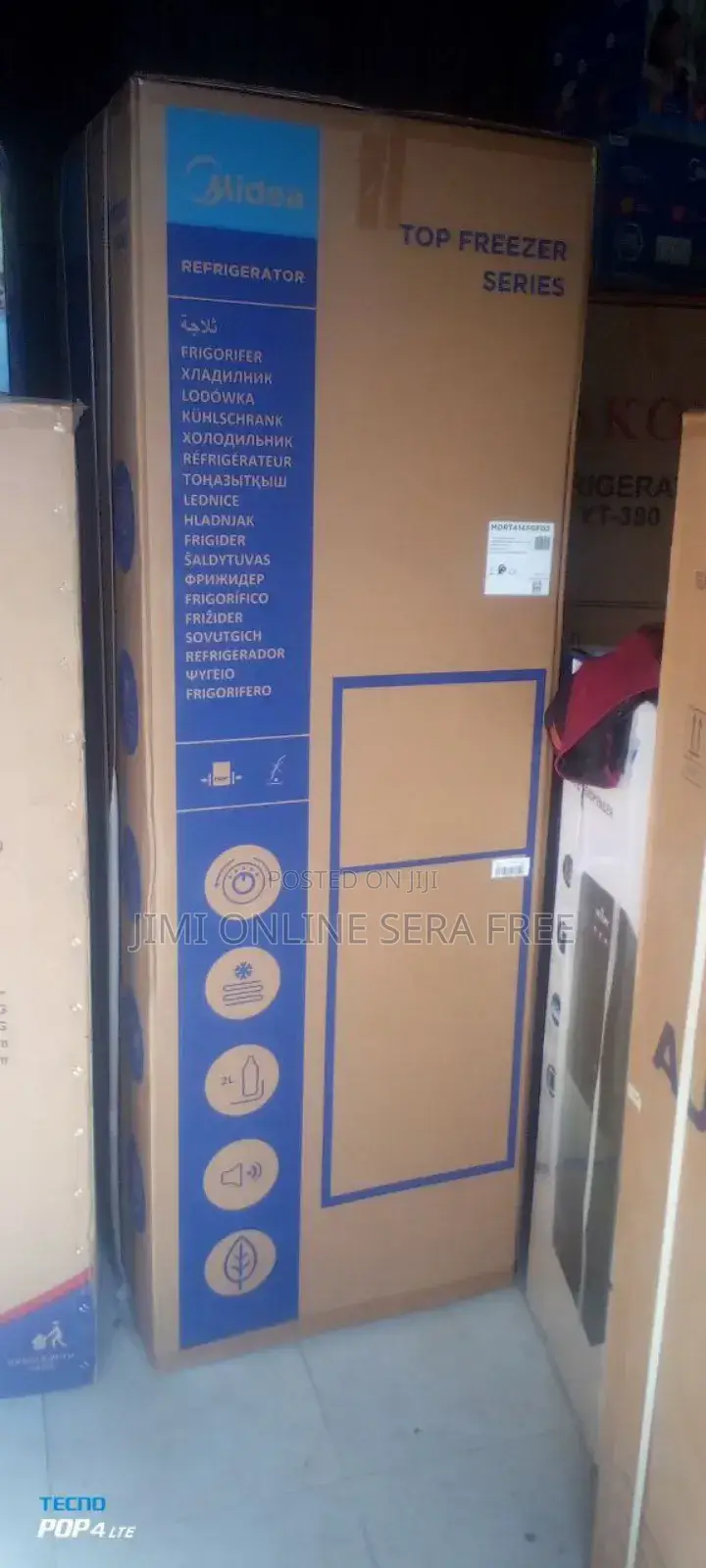 Midea Refrigerator Model Mi 414l Brand Model New