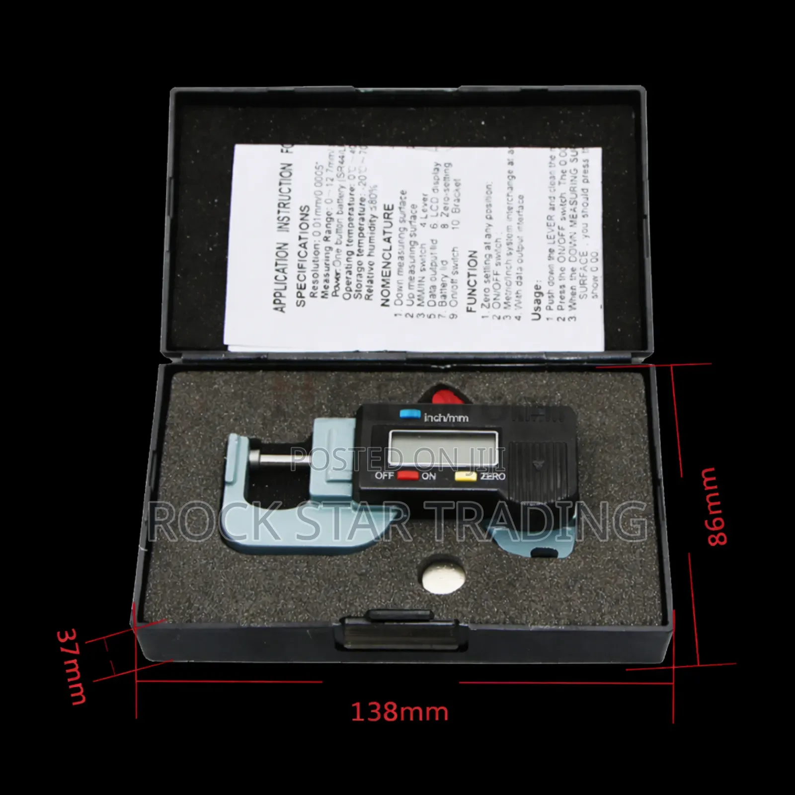 Digital Thicknesses Gauge