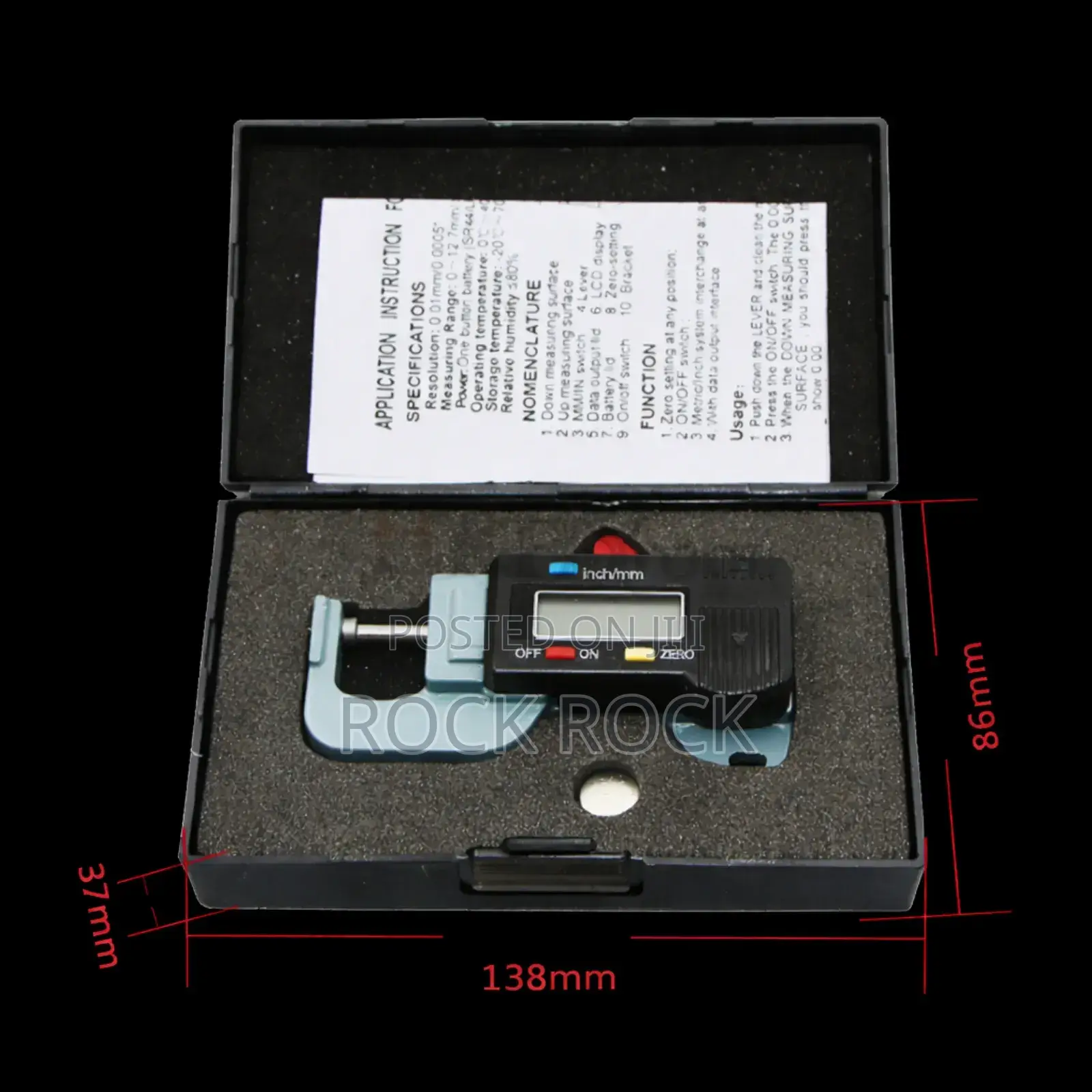 Digital Thicknesses Gauge