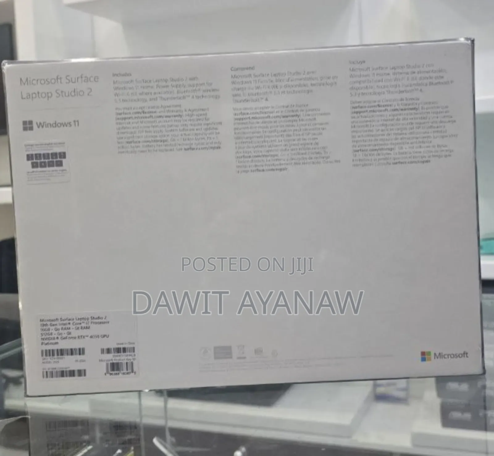 New Microsoft Surface Laptop Studio 2 16GB Intel Core I7 SSD 512GB