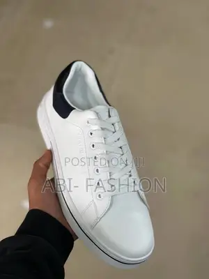 Tommy Hilfiger White Leather Mens Premium Quality