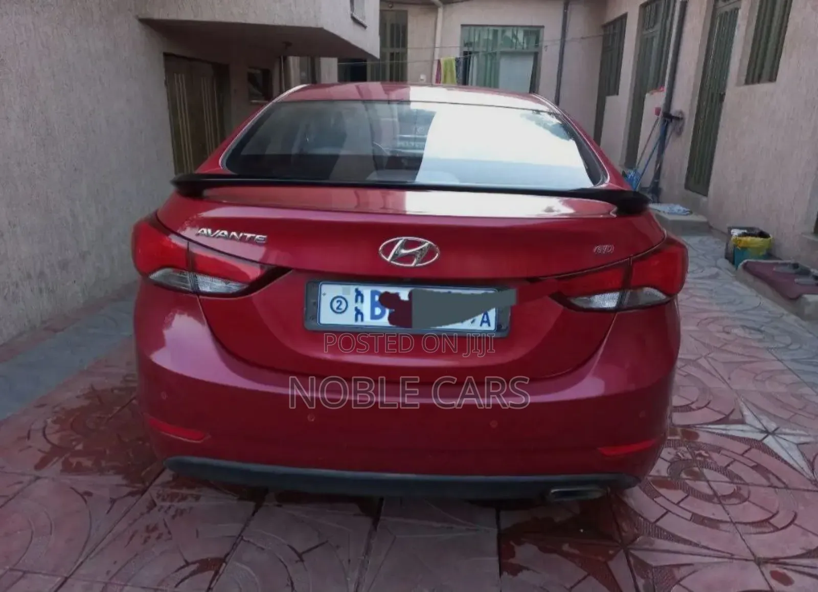 Hyundai Avante 2014 Burgundy