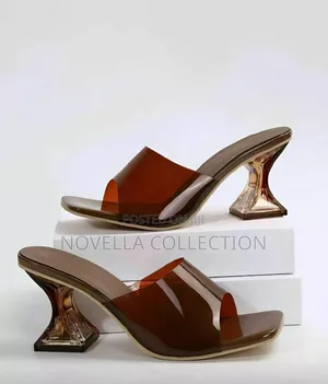 Photo - Women's Elegant Transparent High Heel Sandals