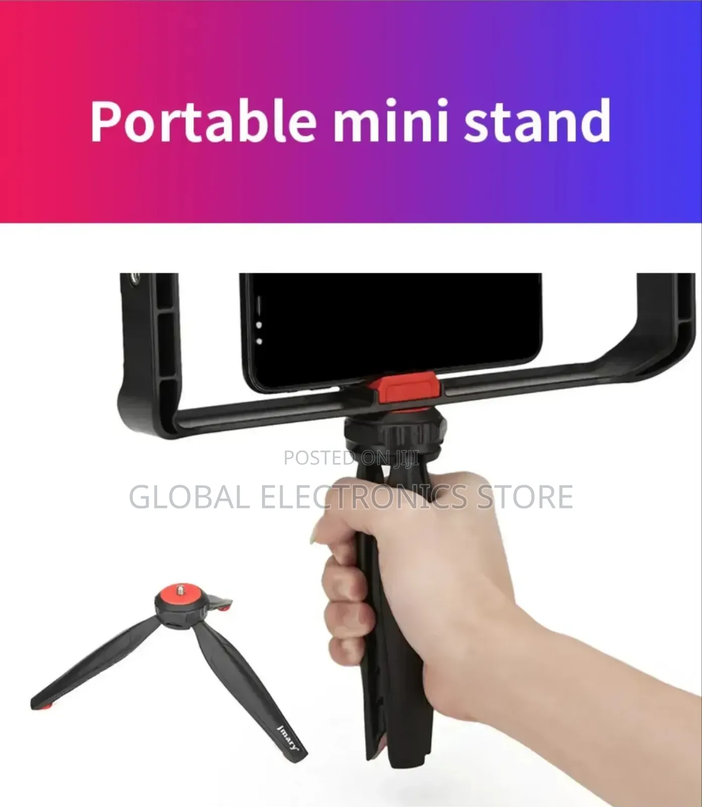 Jmary Mt-33 Rotatable Tripod Stand Designed For Smartphone Camera