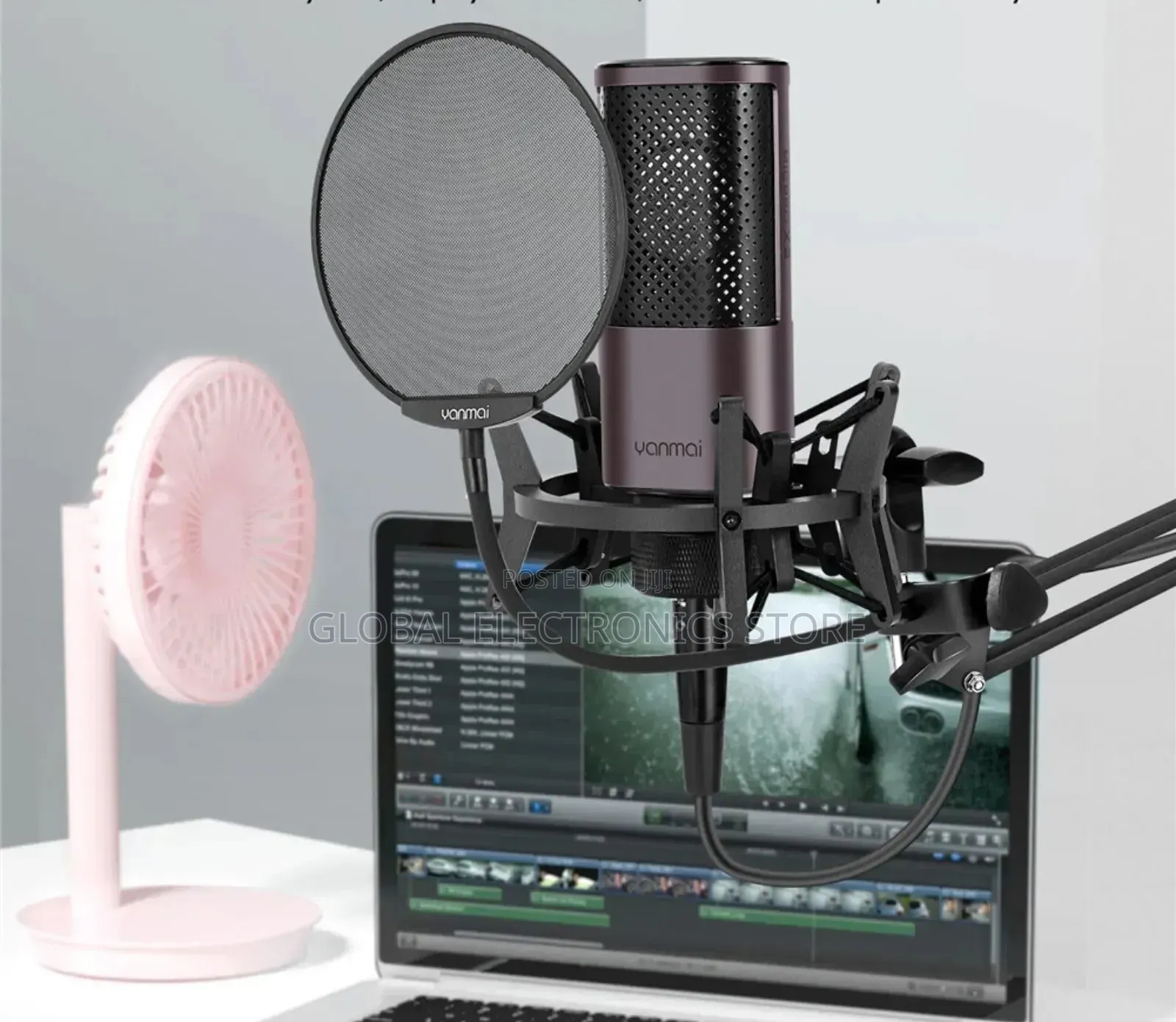 Original Yanmai Usb Condenser Microphone With Boom Arm