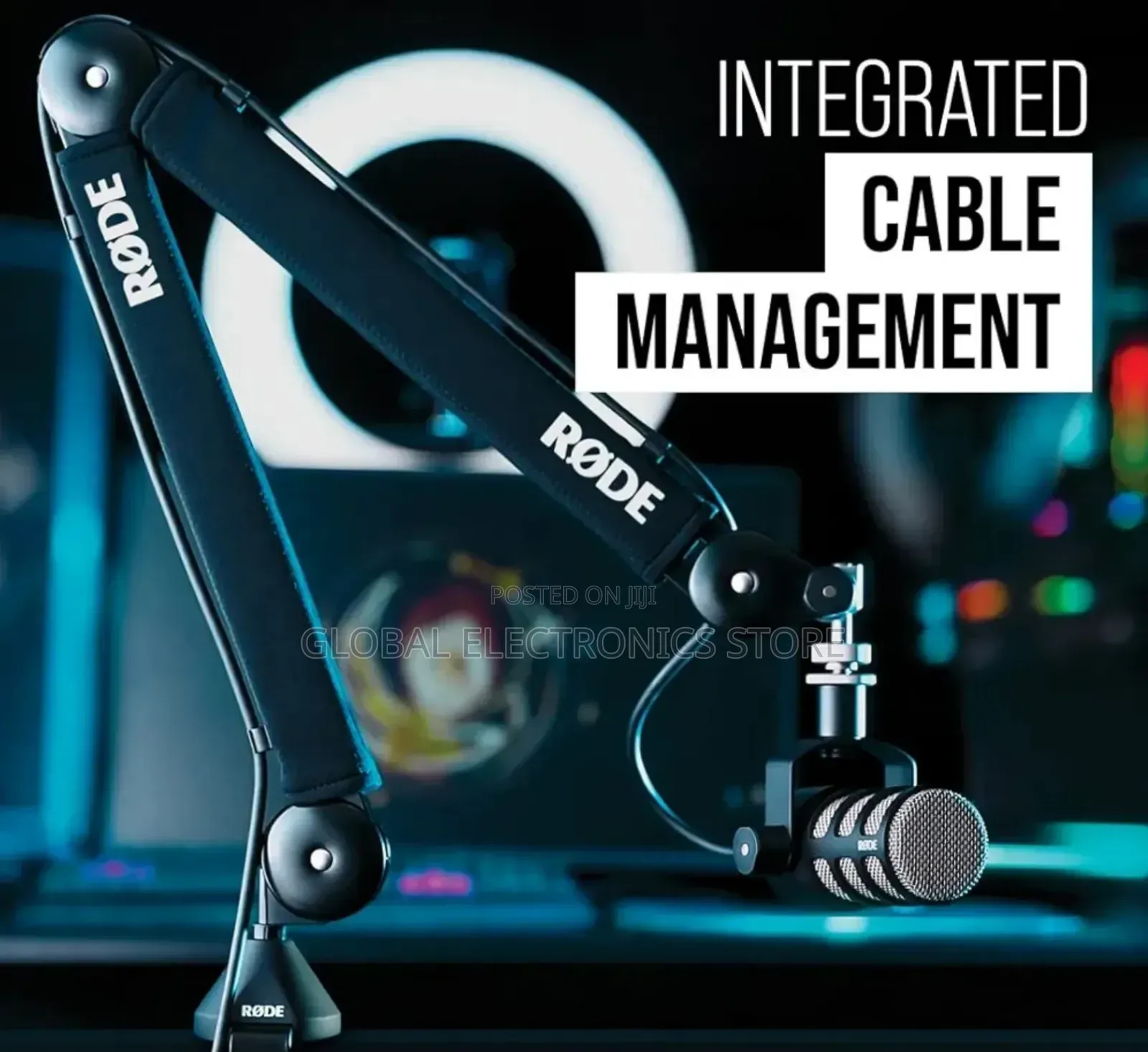 Rode Psa1+ Pro Studio Boom/Arm Bundle With Neutrik 10' Xlr Cable