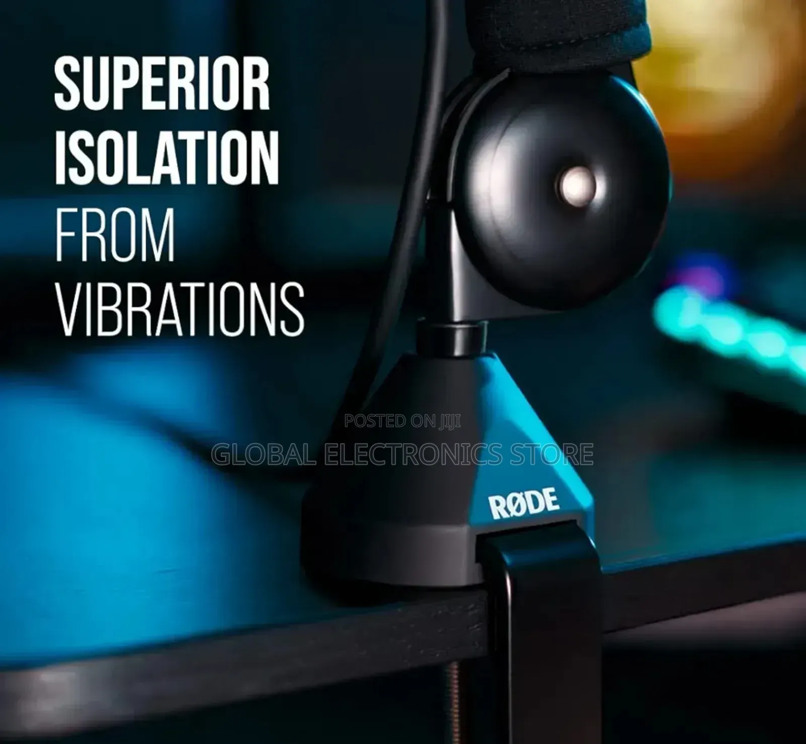 Rode Psa1+ Pro Studio Boom/Arm Bundle With Neutrik 10' Xlr Cable