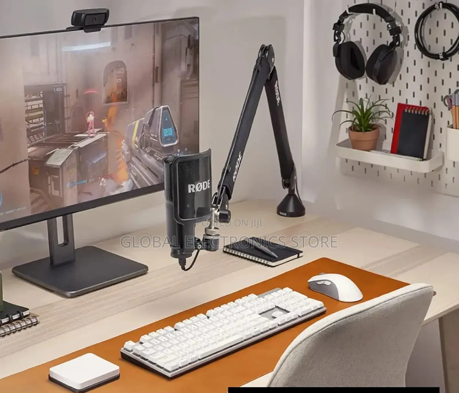 Rode Psa1+ Pro Studio Boom/Arm Bundle With Neutrik 10' Xlr Cable