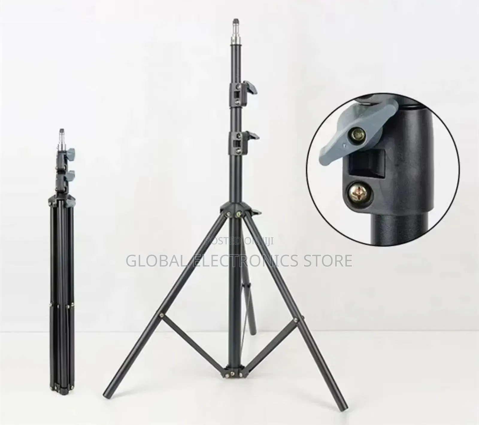 Generic Light Stand Tripod (Max 2 Meter )