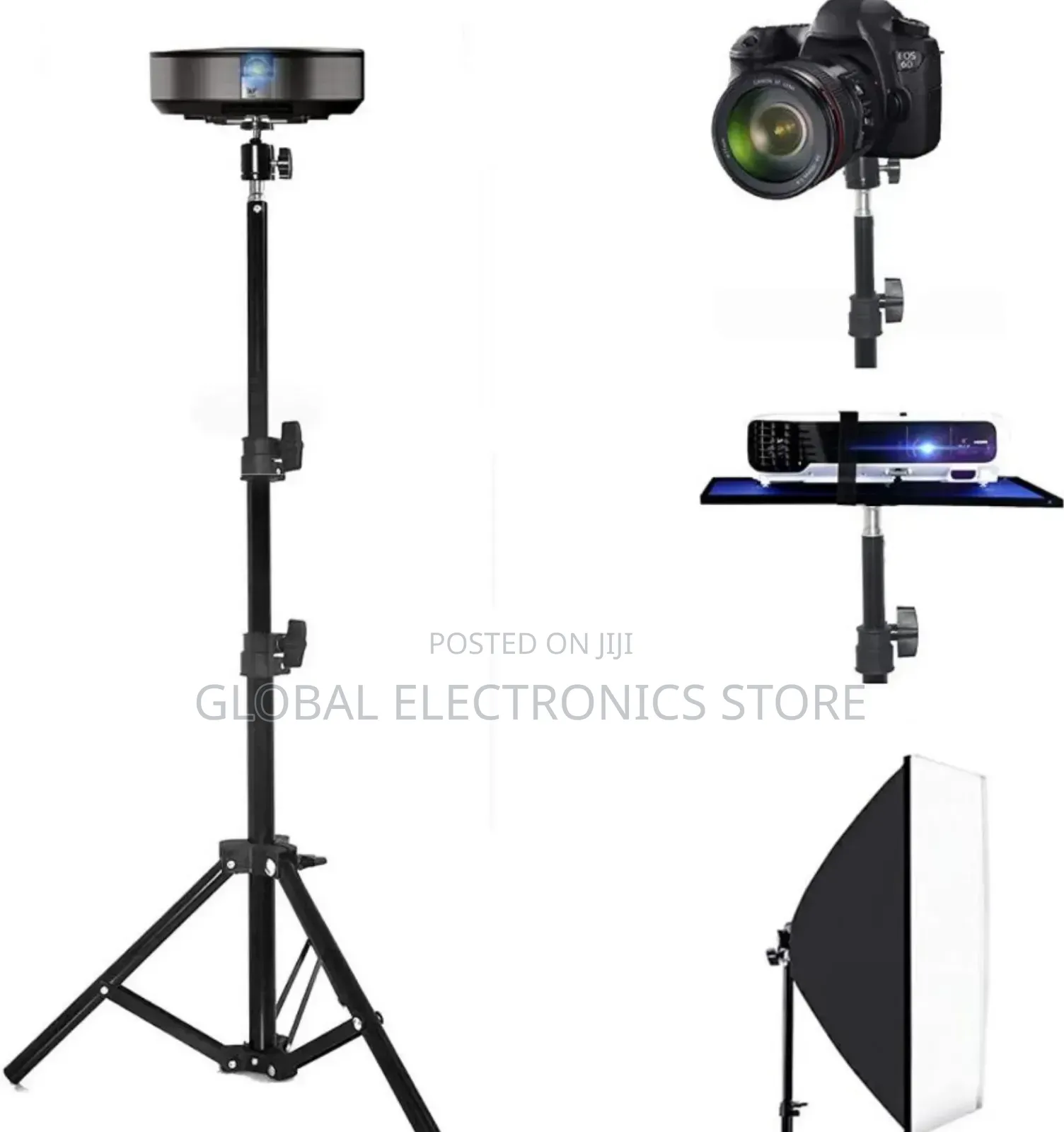 Generic Light Stand Tripod (Max 2 Meter )