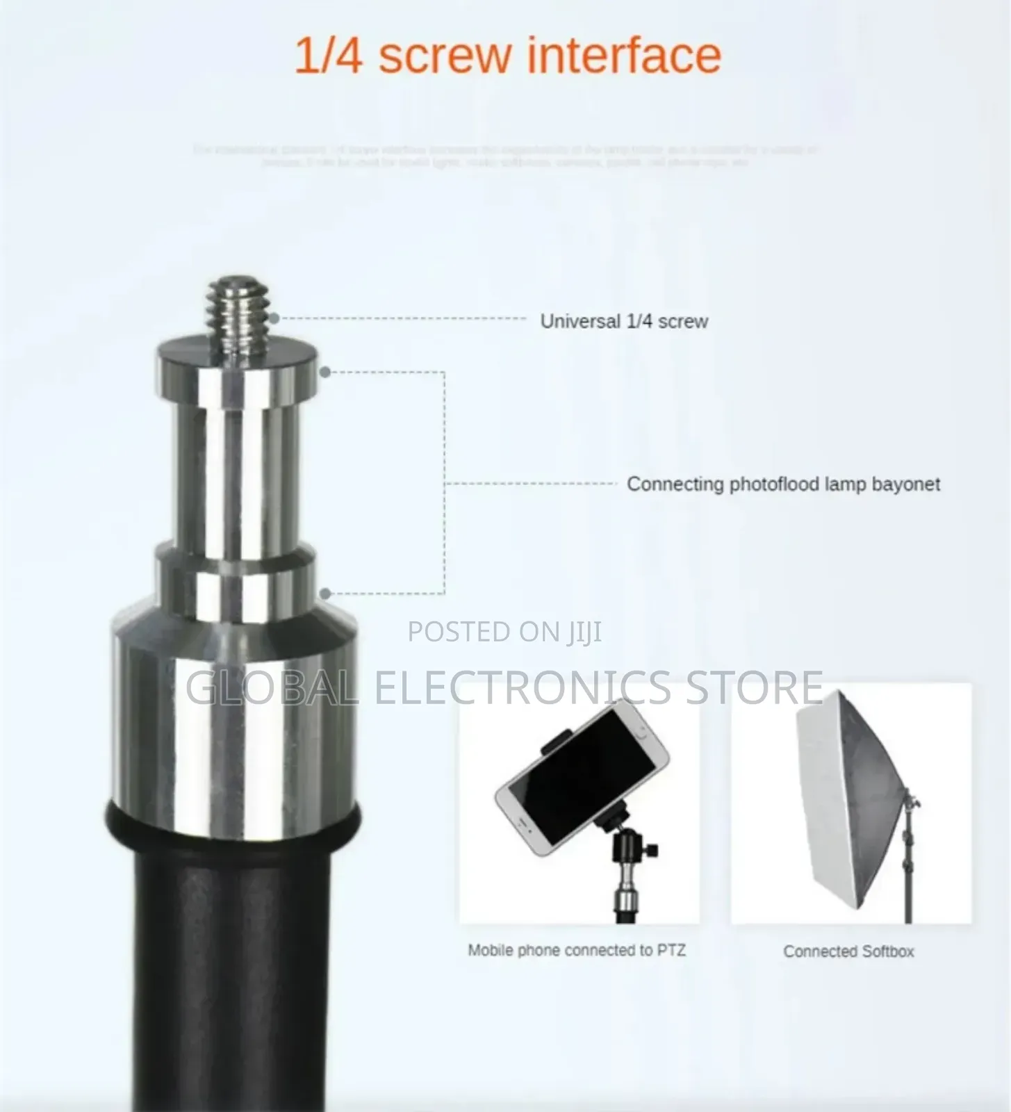 Generic Light Stand Tripod (Max 2 Meter )