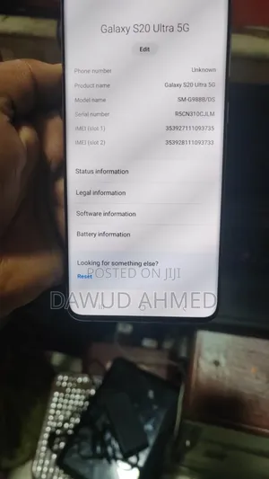 Samsung Galaxy S20 Ultra 5G 256 GB Gray