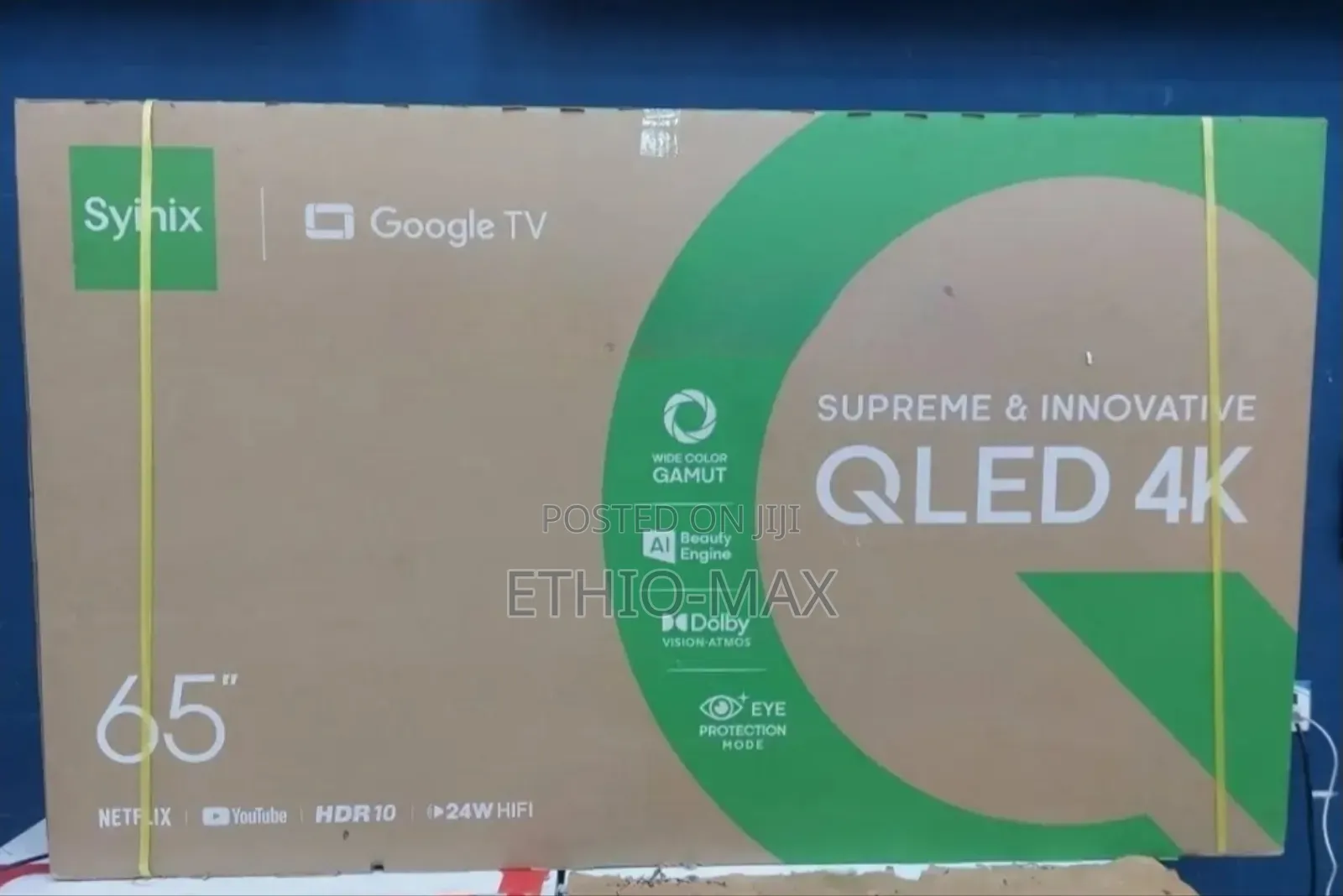 Syinix 65” Smart Tv – Big Screen | Original | Clear Picture