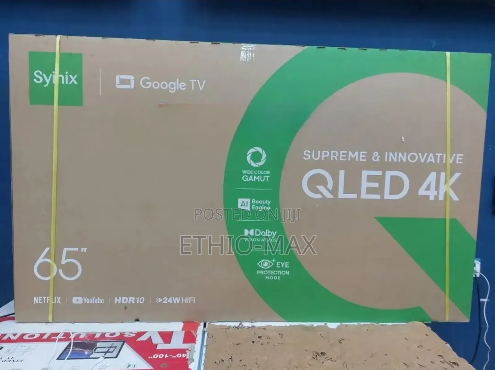 Syinix 65” Smart Tv – Big Screen | Original | Clear Picture