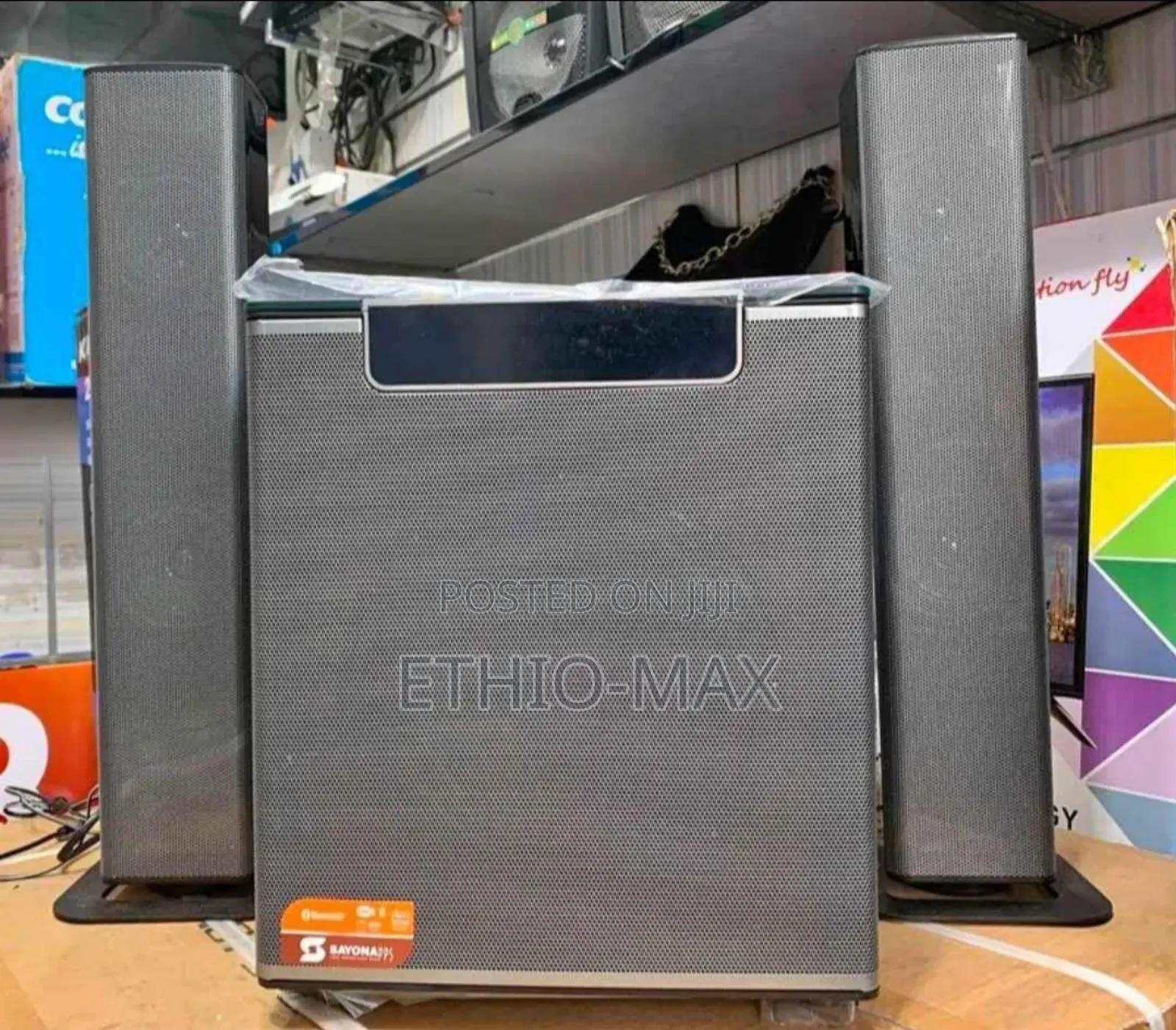 Sayonapps 2.1ch Multimedia Speaker – Powerful Bass | Original |