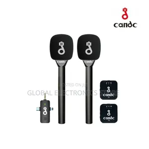 Candc Dual Mic Interview Microphone – 2 Transmitters 1 Receiver