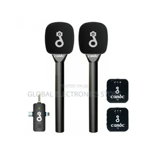 Candc Dual Mic Interview Microphone – 2 Transmitters 1 Receiver