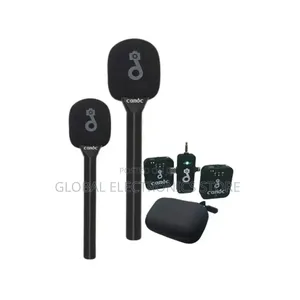 Candc Dual Mic Interview Microphone – 2 Transmitters 1 Receiver