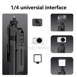 Universal C12 1.8m Selfie Tripod for Cell Phone - 360°Auto-Rotation