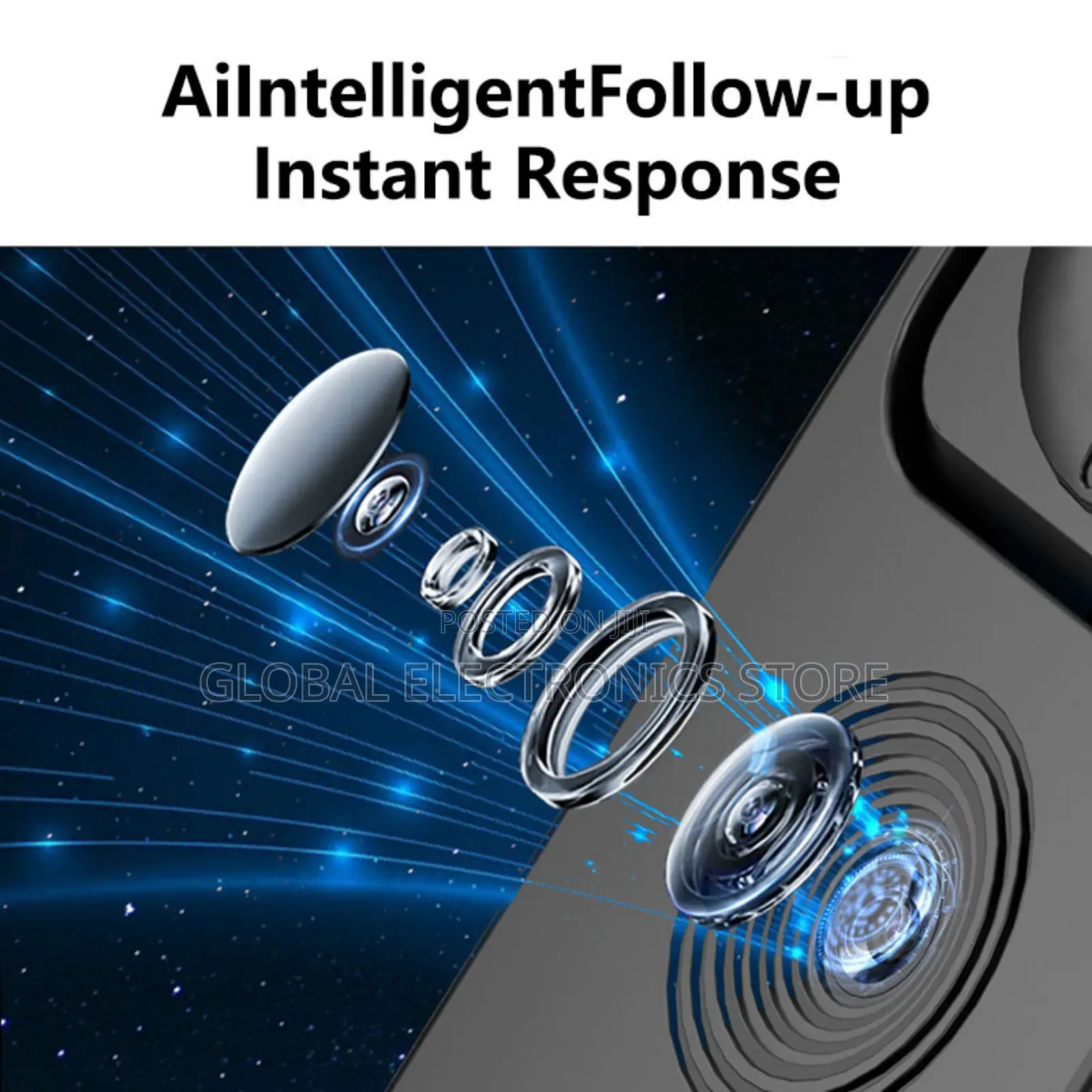 Universal C12 1.8m Selfie Tripod for Cell Phone - 360°Auto-Rotation