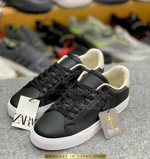 Zara Casual Sneakers Shoes White Insole