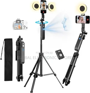 C-19 Ai Intelligent 360 Auto Face Tracking Tripod With Stand Light