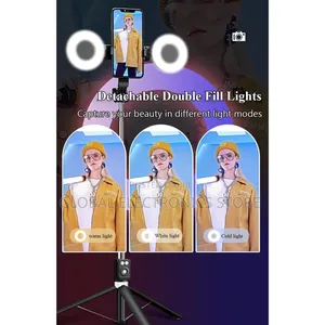 1.7m Selfie Stick Tripod With Fill Light