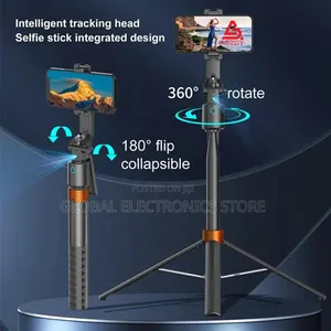 Q13 Intelligent Ai Face-Tracking 1.8m Extendable Selfie Stick/Tripod
