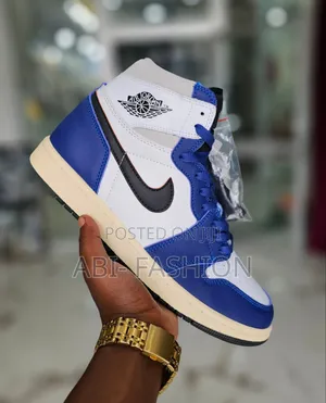 Air Jordan 1 High Og "White Deep Royal Blue