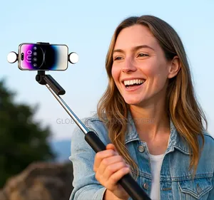 R16k Long Selfie Stick With Tripod,Grip Handle