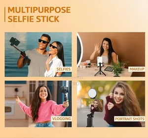R16k Long Selfie Stick With Tripod,Grip Handle