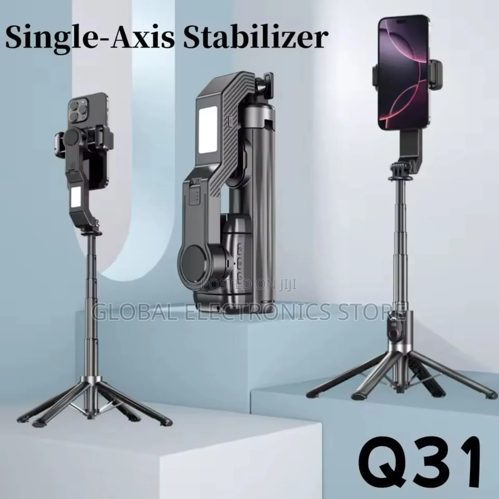 Q31 Extendable Selfie Stick Gimbal Stabilizer Smartphone