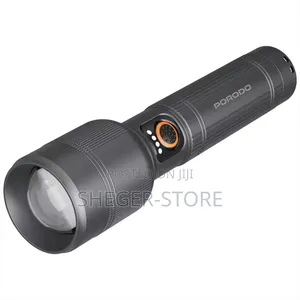 Orginal Porodo Rechargeable Durable Flashlight