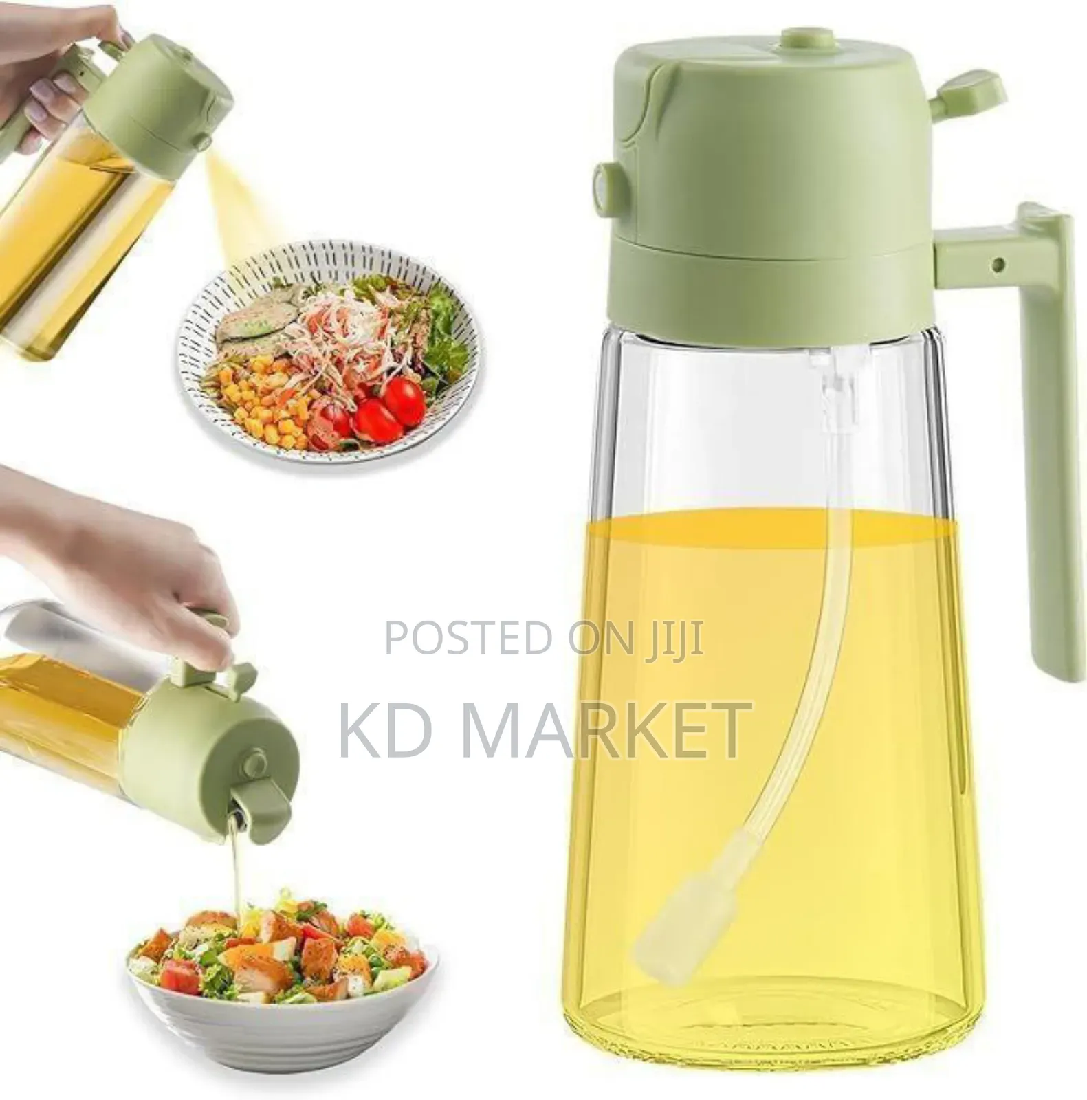 2in1 Oil Spary and Dispenser Bottle