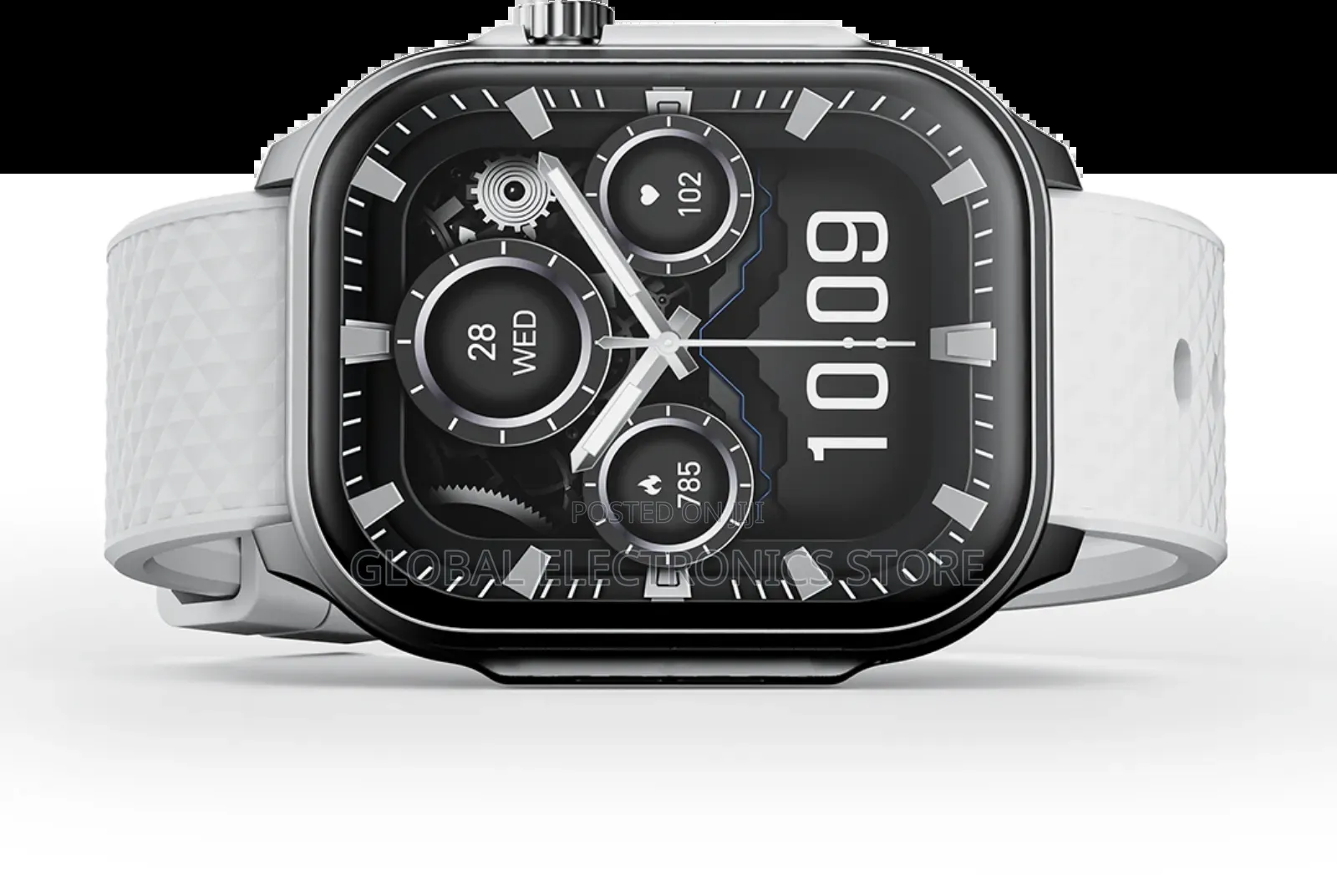 Tecno Watch 3 Active High Density Metal Watch and Ultra-Hard Glass