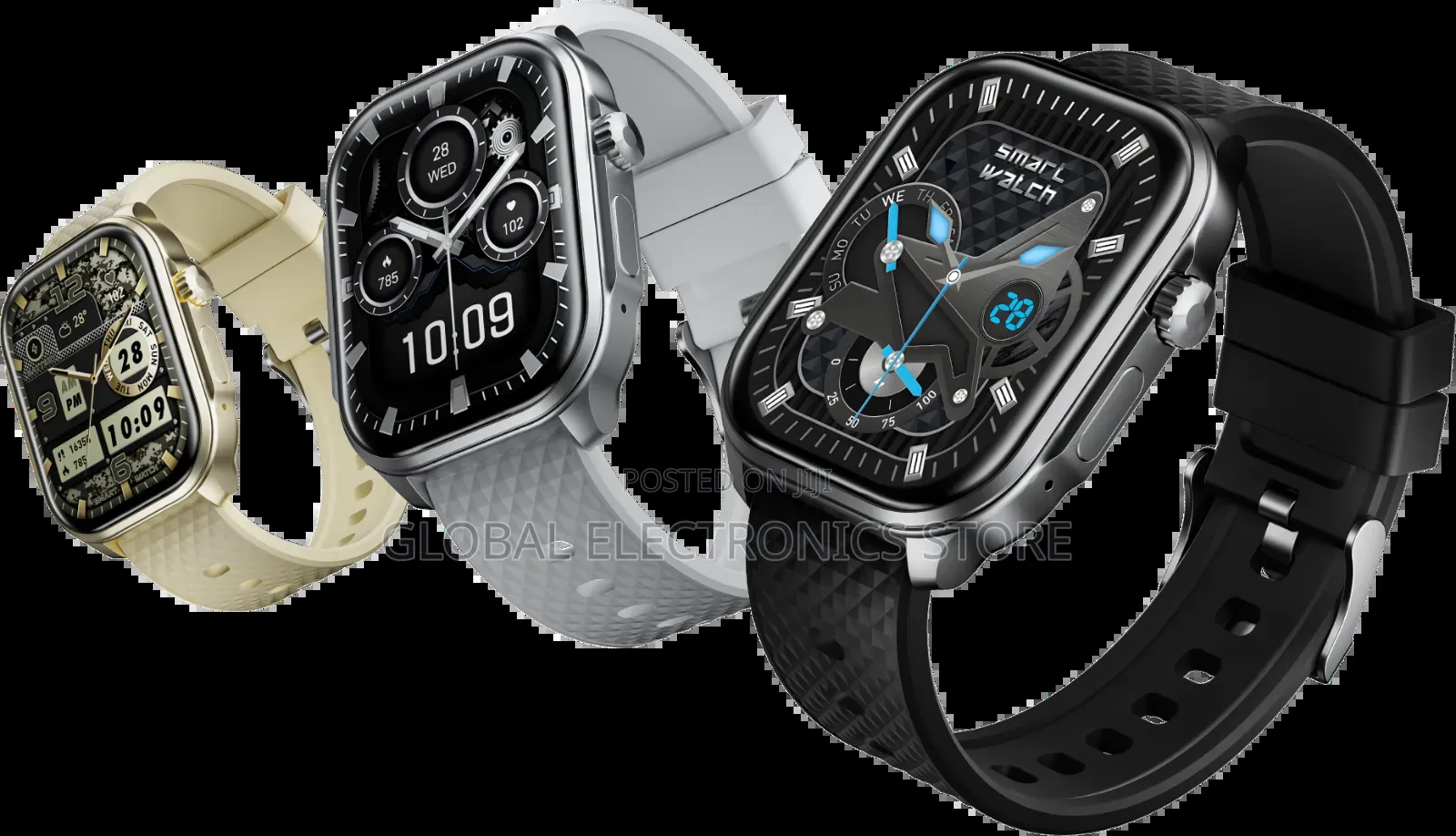 Tecno Watch 3 Active High Density Metal Watch and Ultra-Hard Glass