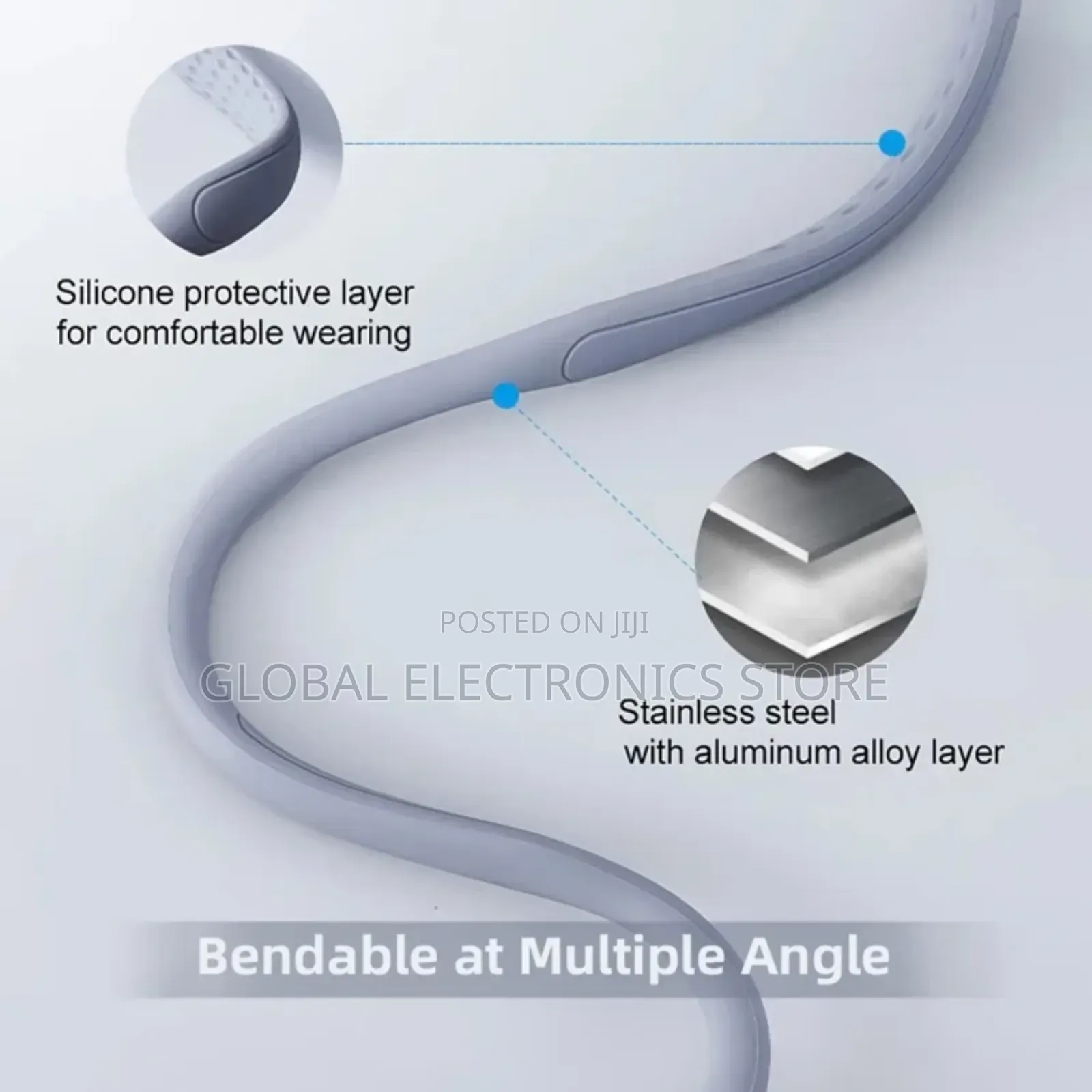 2 in 1 Jmary Mg-02 Magnetic Neck Holder for Action Camera Phone